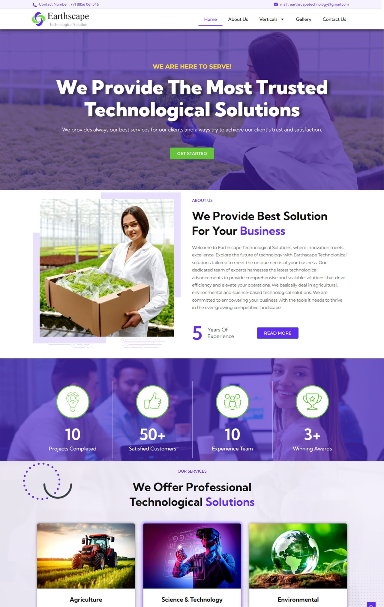 Project - Earthsprint Solutions